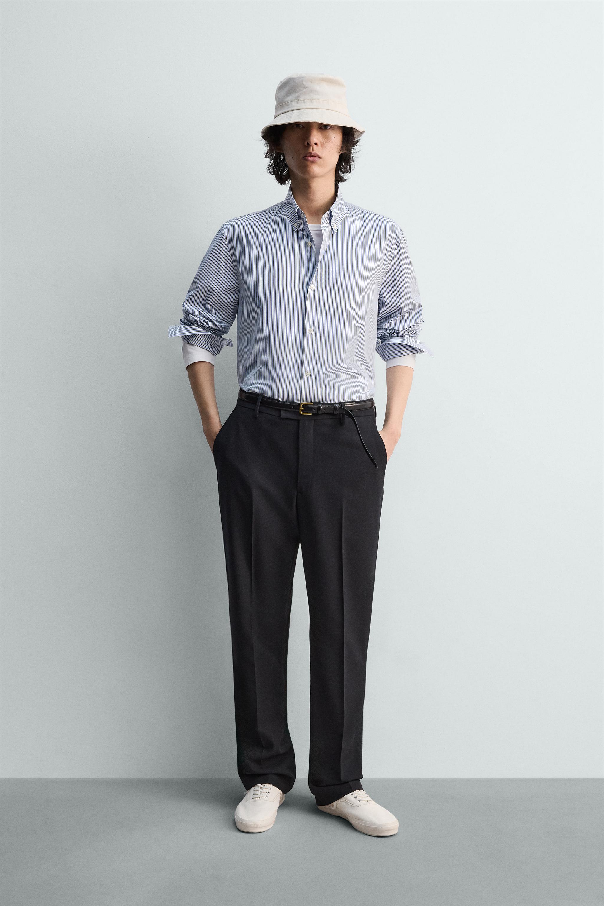 RELAXED FIT STRIPED SHIRT